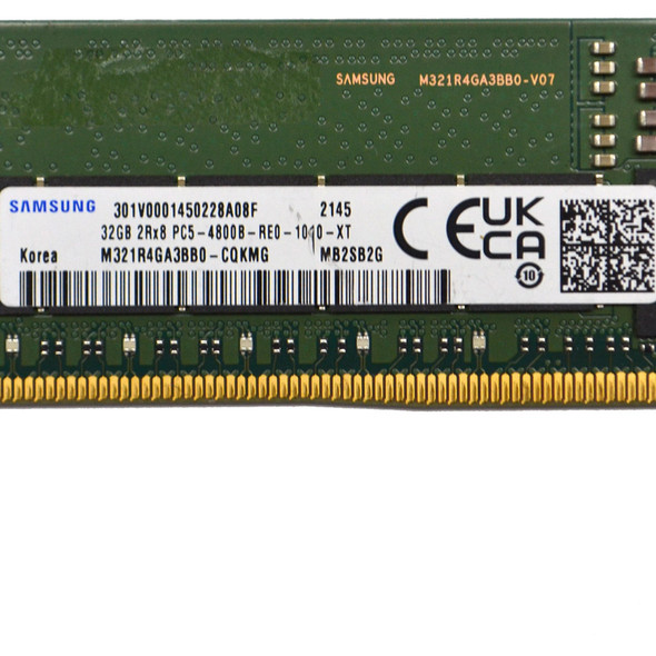 Samsung 32GB M321R4GA3BB0-CQKMG PC5-4800B-RE0-1010-XT Server ECC Memory DDR5 RAM