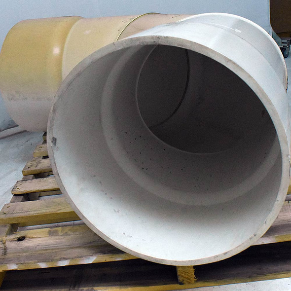 Harco 40-1818 18" 90° PVC DWV Elbow SCH40 Socket X Socket Connection 406-180F