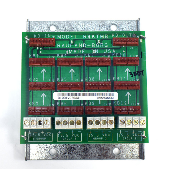 Rauland-Borg R4KTMB Responder 4000 K-Bus Termination Distribution Board