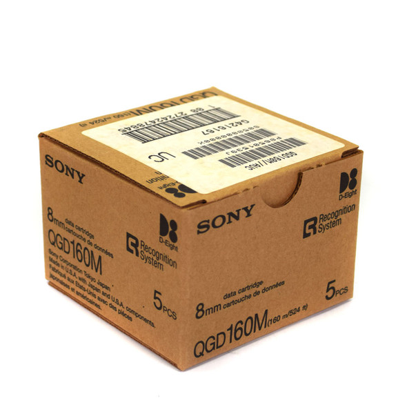 Sony QGD160M 160m / 524ft D-Eight 7.0 GB 8mm Data Tape Cartridge (50)