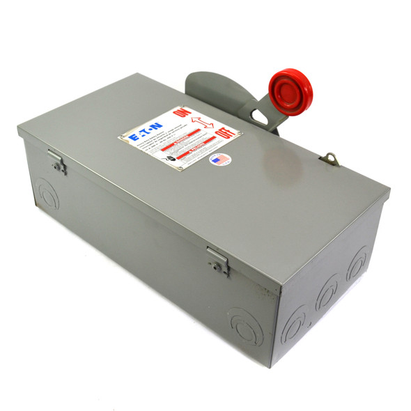 Eaton DH362UGK Non-Fusible Disconnect Switch 3P 600VAC 250VDC 60A NEMA 1