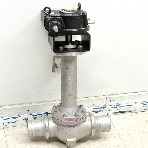A.E.V. AEV Advanced C-CS 3" C-Ball Valve with Rotork AB Manual 1/4 Turn Actuator