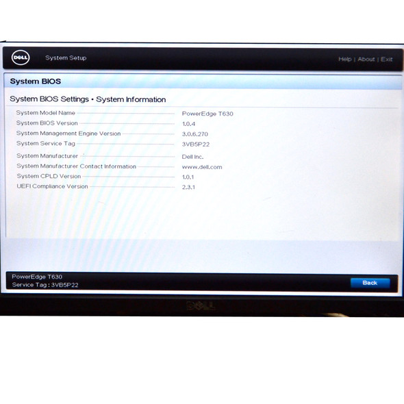 Dell PowerEdge T630 Bare-Bones Server Mainframe with Motherboard and 2x PS