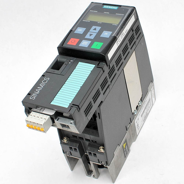 Siemens Sinamics Power Module 240 6SL3224-0BE13-7UA0 with CU240B-2 and BOP-2