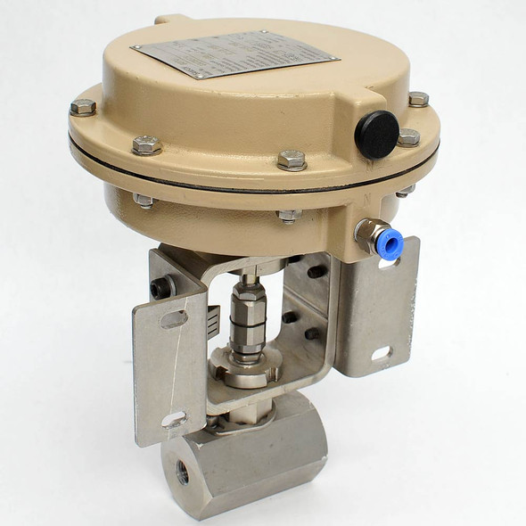Samson 3271 Pneumatic Actuator with 3510 1/4"NPT Valve 316 Ti Stainless Steel