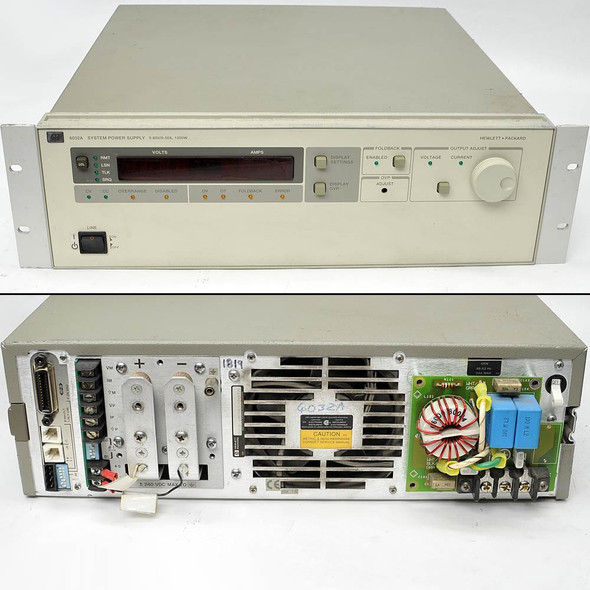 HP 6032A System DC Power Supply 1000W 0-60V 0-50A Out