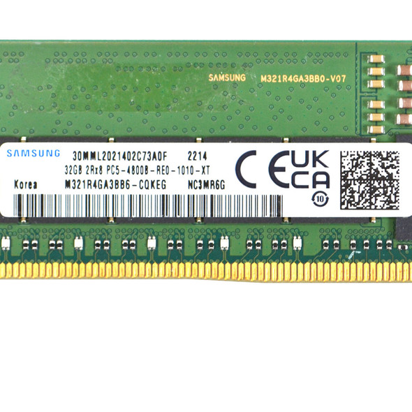 Lot 24 Samsung 32GB M321R4GA3BB6-CQK 2Rx8 PC5-4800B-RE0-1010-XT Server RAM DDR5