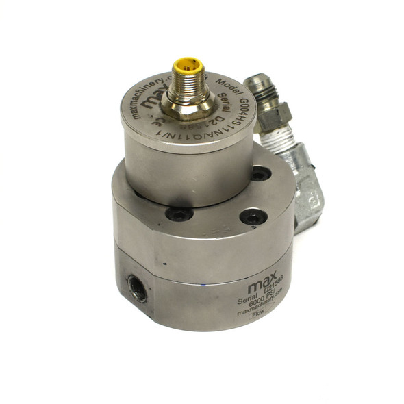 Max Machinery G004HS11NA/Q11N/1 Gear Flow Meter, 0.5 cc/min–4 L/min Gunked-Parts