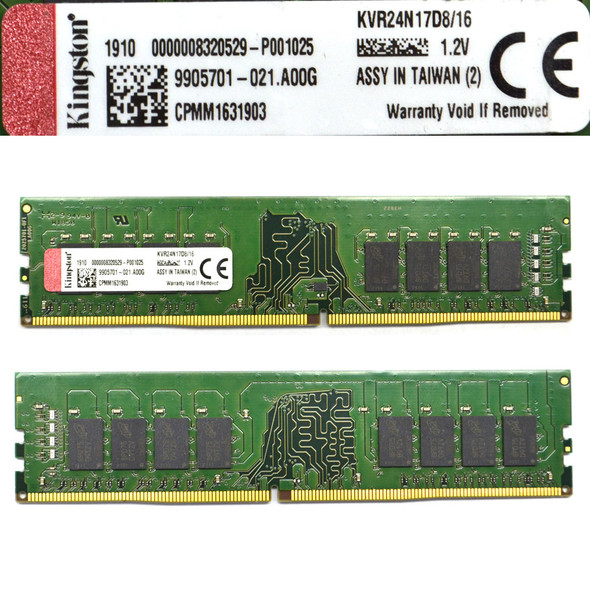 Kingston KVR24N17D8/16 16GB Desktop Memory