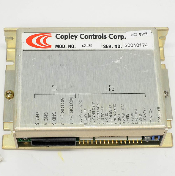 Copley Controls 4212D Servo Motor Drive Filter