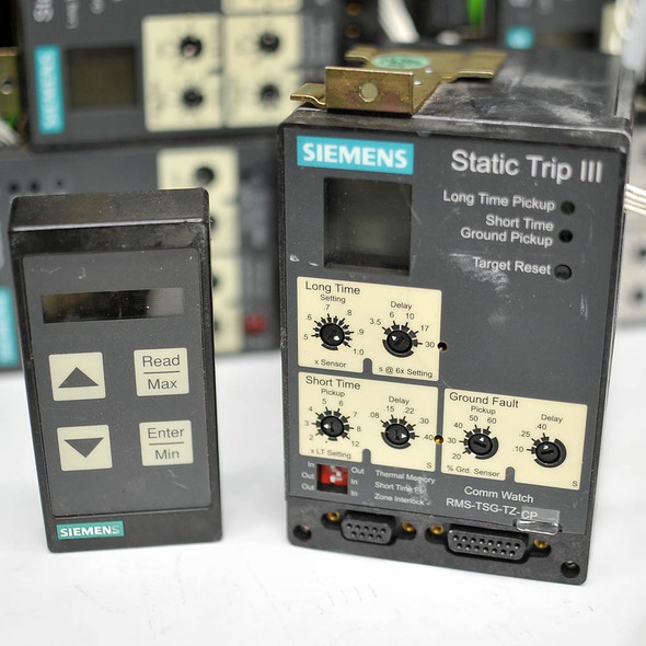 Siemens RMS-TSG-TZ-CP Static Trip III with BDU - Parts