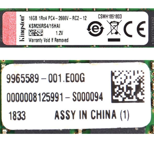 Kingston KSM26RS4/16HAI Server ECC Memory 16GB DDR4 (2)