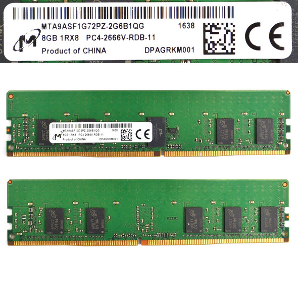 Micron MTA9ASF1G72PZ-2G6B1 Server ECC Memory 8GB (18)