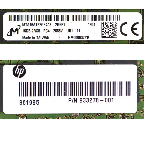 Micron MTA16ATF2G64AZ-2G6E1 Desktop Memory 16GB (4)