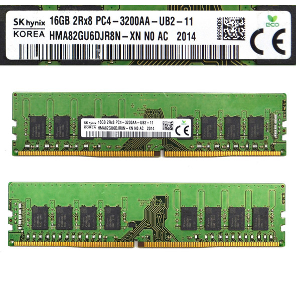 SK Hynix HMA82GU6DJR8N-XN Desktop Memory 16GB DDR4 (2)