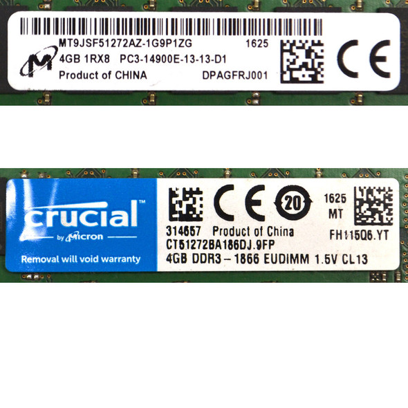 Micron MT9JSF51272AZ-1G9P1ZG Unbuffered ECC Memory (8)