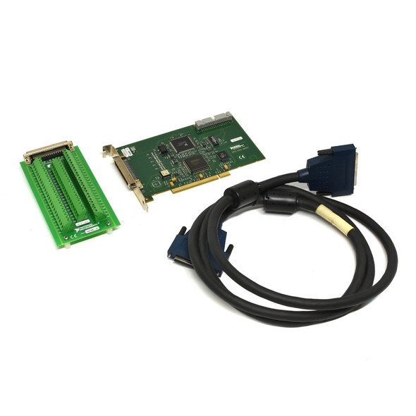 National Instruments PCI-DIO-32HS I/O PCI Card w/ CB-68LPR Terminal & 183432B-02