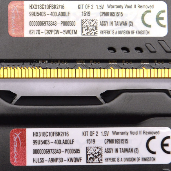 Kingston HX318C10FBK2/16 Desktop DDR3 Memory Kit 2x 8GB