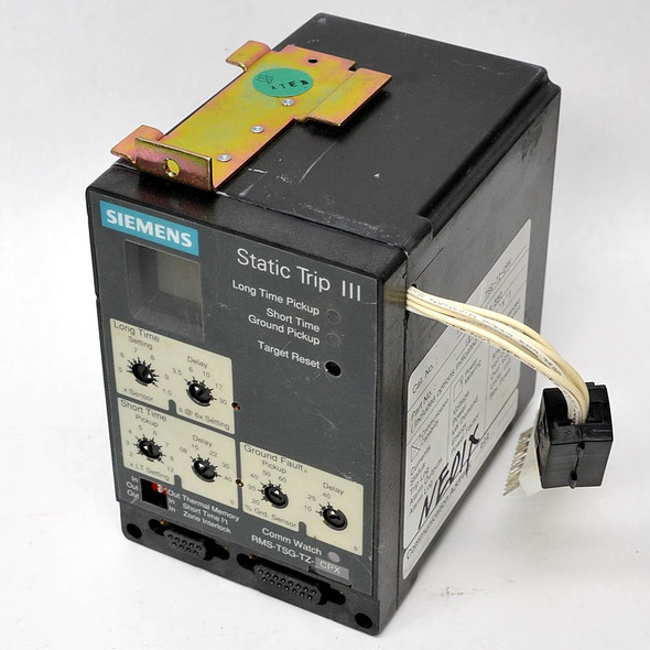 Siemens RMS-TSG-TZ-CPX Static Trip III Breaker Controller - Parts