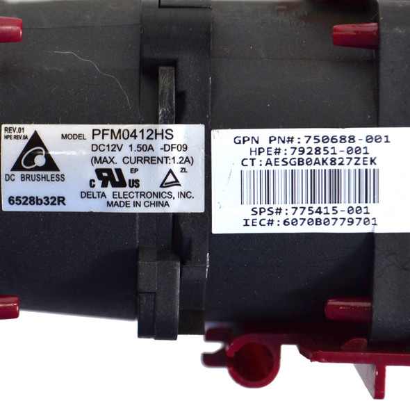 HP 750688-001 Server Fan Module 12VDC (5)