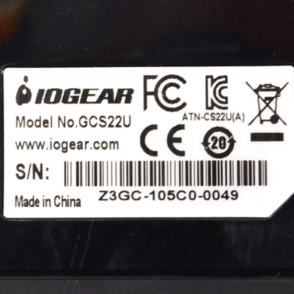 IOGEAR GCS22U 2-Port USB KVM Switch with Cables and Remote (8)