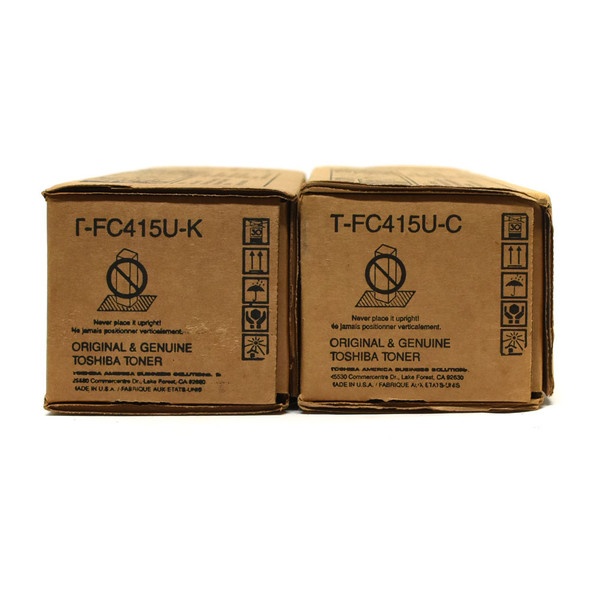 Toshiba Toner T-FC415U-K/C Black, Cyan Toner Cartridges (2)