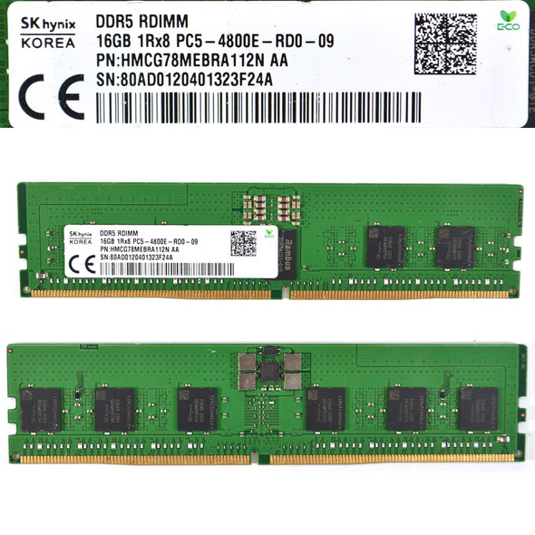 SK Hynix HMCG78MEBRA112N Server Memory 16GB -Parts (50)