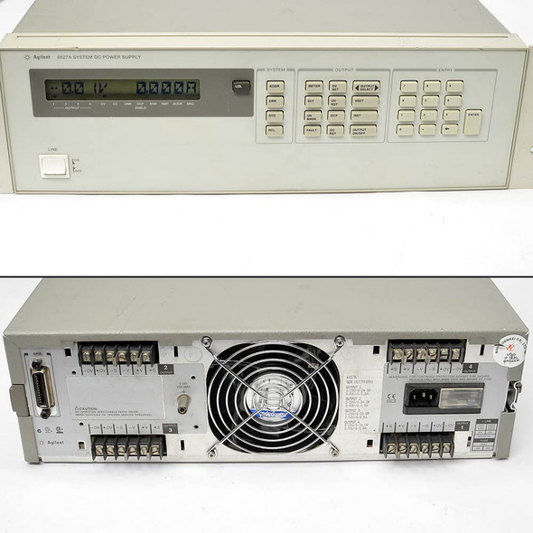HP 6674A System DC Power Supply 4x 40W Outputs up to 50V@0.8A or 20V@2A w/ GPIB