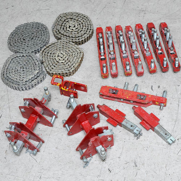 Double JackScrew Chain Pipe Alignment Reforming Clamp 6-36" Pipe Diameter