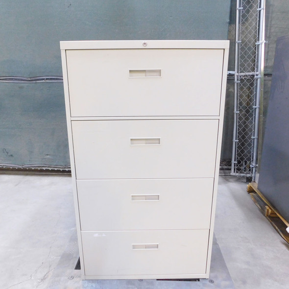 Steelcase 830461HF Lateral Filing Cabinet 4-Drawer 30" W x 18" D x 52" H