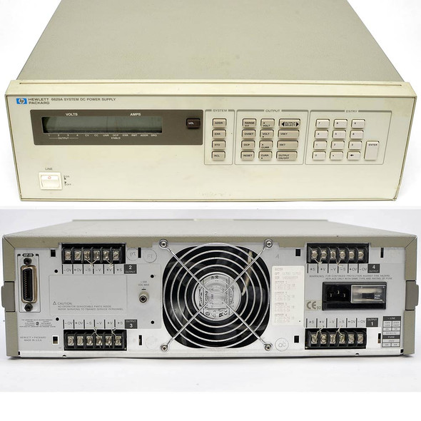 Hewlett Packard 6629A System DC Power Supply 4 Outputs 50W 0-16V/2A 50V/1A