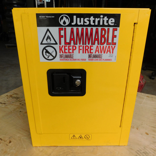 Justrite 890400 Sure-Grip EX 4-Gallon Flammable Liquid Storage Cabinet