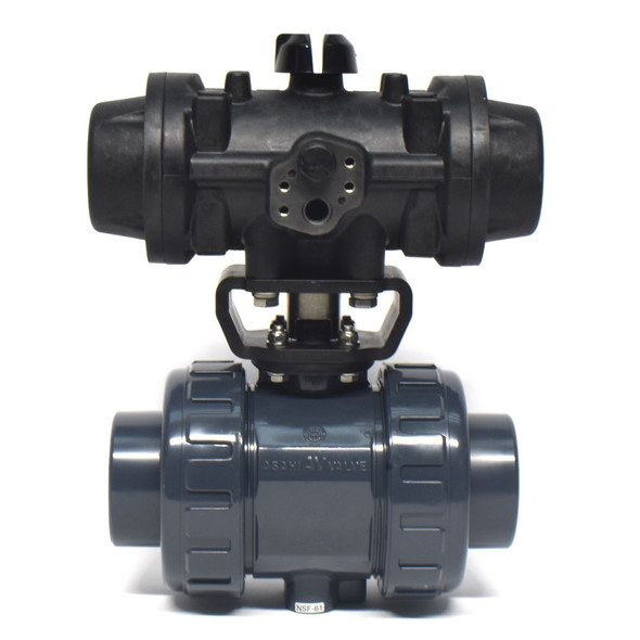 Asahi CP79PS Pneumatic Actuator & 2-way PVC Ball Valve