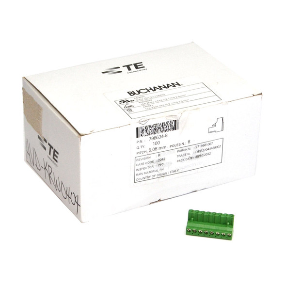 TE 796634-8 Terminal Block (Box of 100)