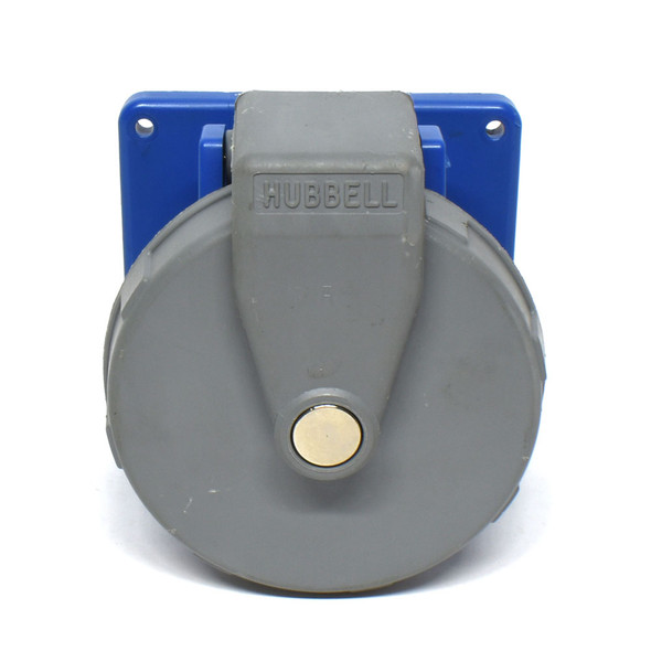 Hubbell HBL460R9W Pin and Sleeve 60A Receptacle 3PH, 3P4W, 250VAC