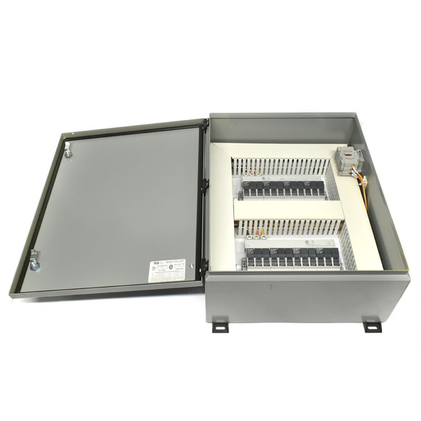 Saginaw SCE-20168ELJ Wall Mount Junction Box 20x16x8" w/ 8x AB 1492-FB3C30 Fuses
