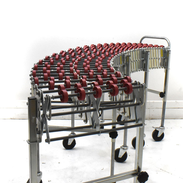 NestaFlex 226 Flexible Skatewheel 18"W Gravity Conveyor 51"-201"