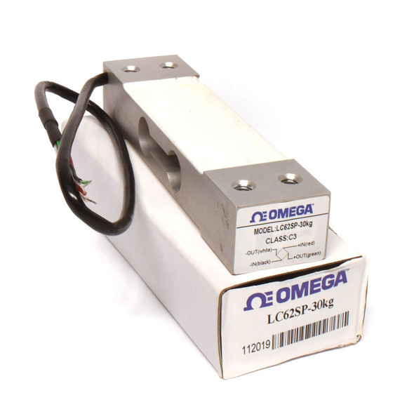 Omega LC62SP-30KG Aluminum Single Point Class C3 Load Cell 5-12VDC IP65