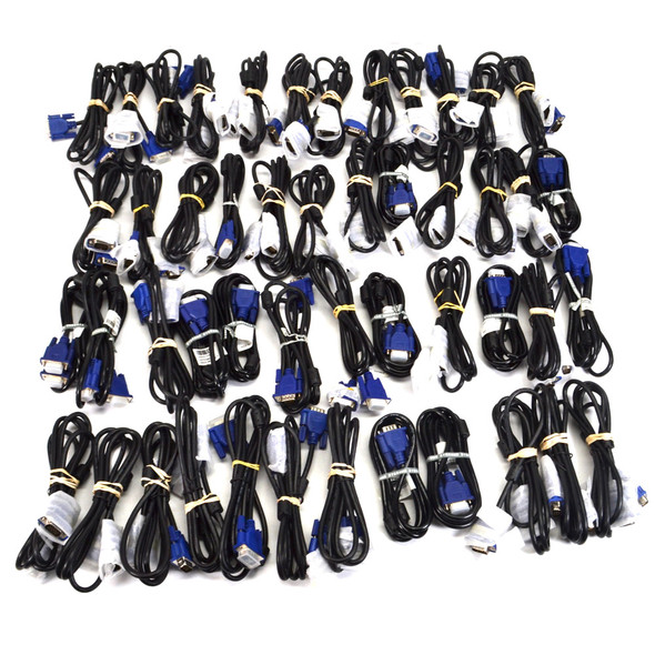 VGA Video Monitor Cables 6ft Male 15-Pin (48)