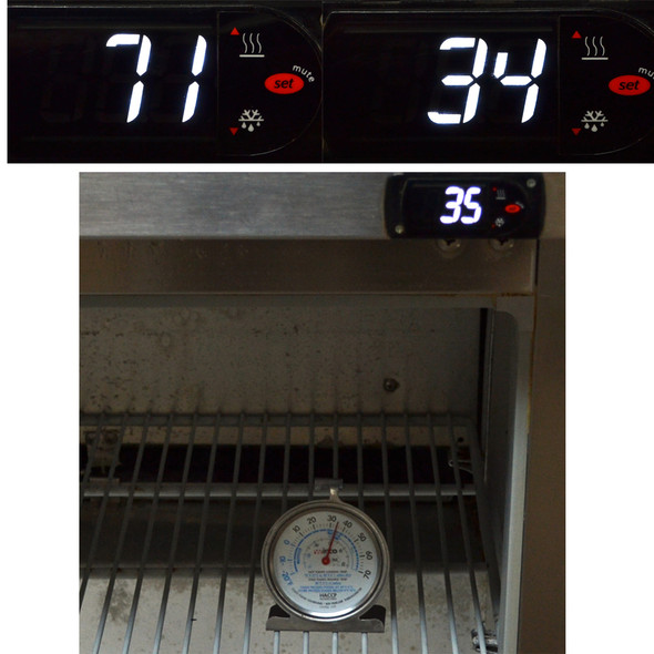 Continental SW27 Stainless 27" Commercial SS Work Top Refrigerator