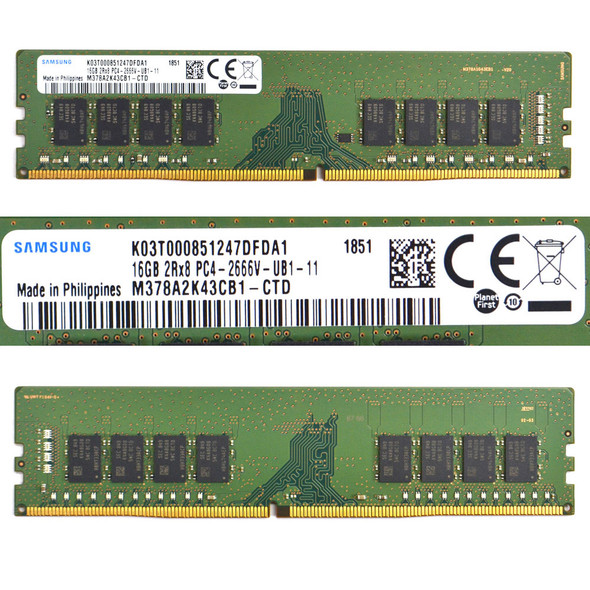Samsung M378A2K43CB1-CTD Desktop Memory 16GB (4)