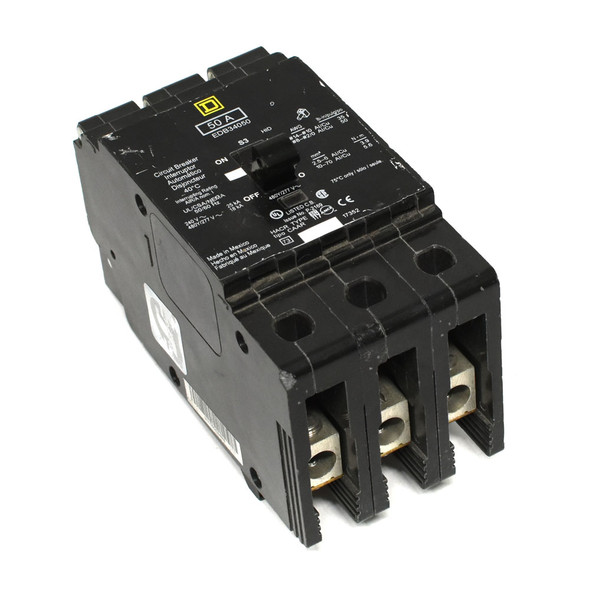 Square D EDB34040 Circuit Breaker 40A 480VAC 3P
