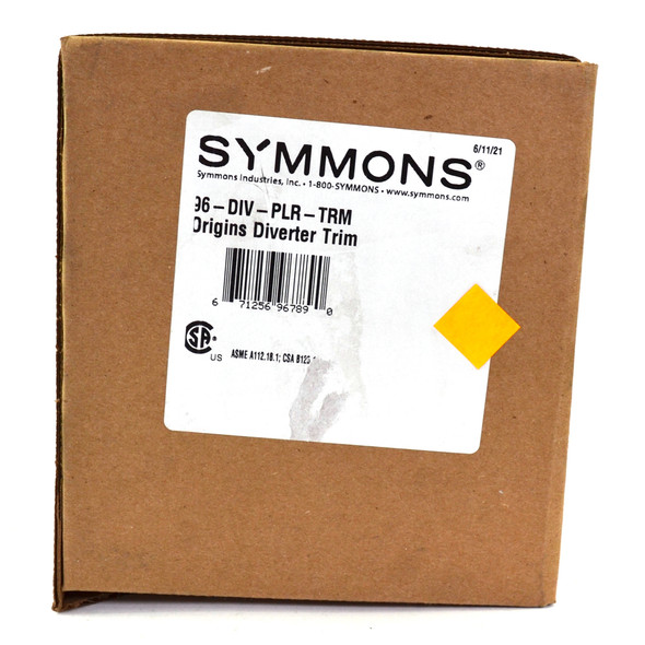 Symmons 96-DIV-PLR-TRM Origins Diverter Handle Trim Only - Chrome Finish