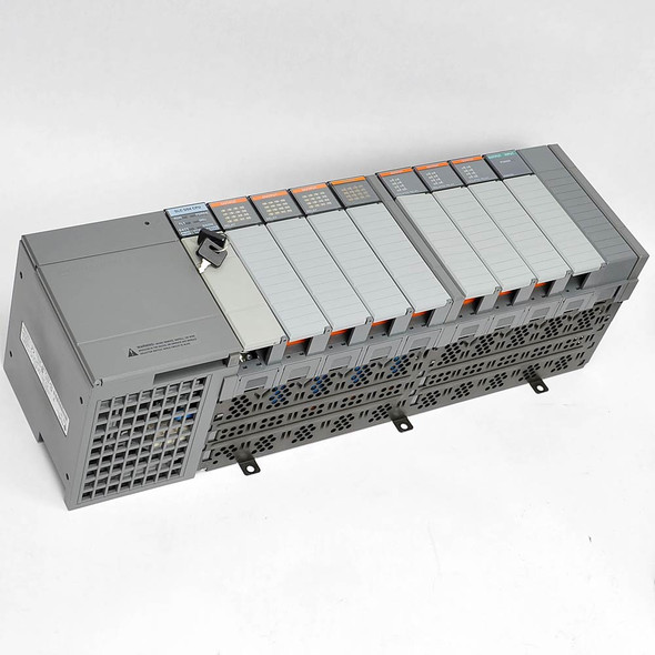 Allen-Bradley 1747-L51 5/04 PLC CPU with P4 Power, A10 Slot Rack, Relay Outputs