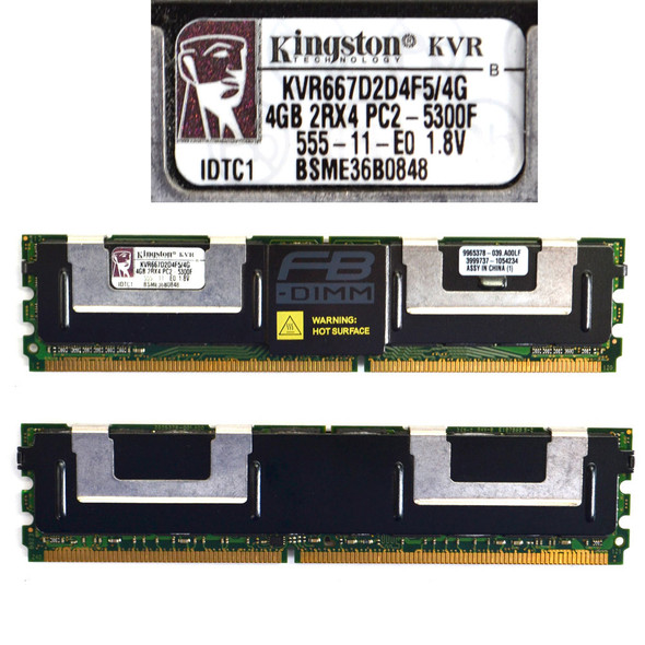 Kingston KVR667D2D4F5/4G Server ECC Memory 4GB DDR2 (24)