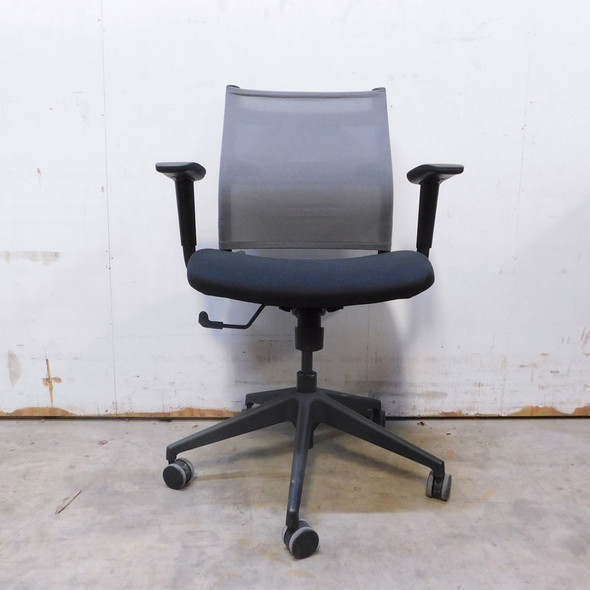 SitOnIt Seating Wit Series Midback Task Chair Office Swivel Tilt w/ Mesh Back