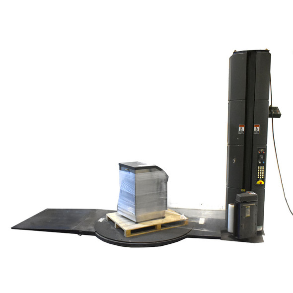 Lantech Q300 Stretch Wrap Machine w/Turntable for Pallet Wrapping 80" Max Height