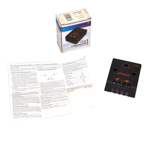 Phocos CM04-2.1 4 Amp 12 Volt PWM CM Solar Charge Controller