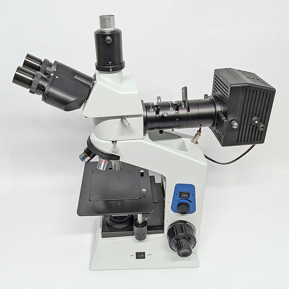AmScope ME580 Trinocular Compound Microscope 500X Dual-Light w/ 5.1MP USB Camera