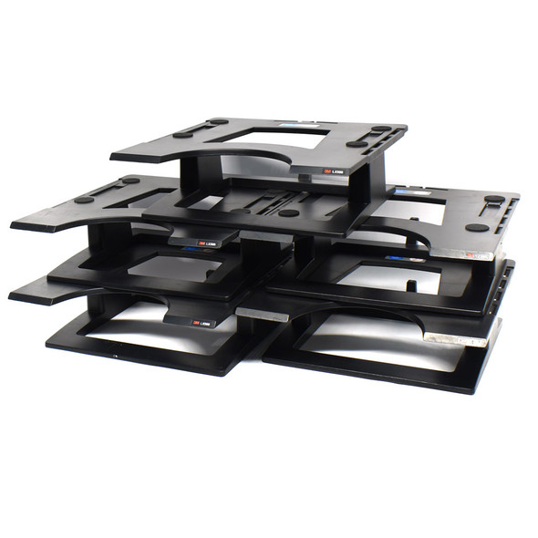 3M LX500 Adjustable Notebook Laptop Riser Stand Black Plastic (5)